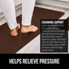 image:imageGORILLA GRIP Cushioned Antifatigue Kitchen Mat for Floor 24x17 BlackBrown