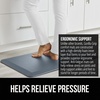 image:imageGORILLA GRIP Cushioned Antifatigue Kitchen Mat for Floor 24x17 BlackCharcoal