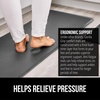 image:imageGORILLA GRIP Cushioned Antifatigue Kitchen Mat for Floor 24x17 BlackCharcoal