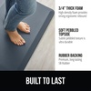 image:imageGORILLA GRIP Cushioned Antifatigue Kitchen Mat for Floor 24x17 BlackCharcoal