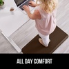 image:imageGORILLA GRIP Cushioned Antifatigue Kitchen Mat for Floor 24x17 BlackChocolate