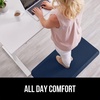 image:imageGORILLA GRIP Cushioned Antifatigue Kitchen Mat for Floor 24x17 BlackDark Blue