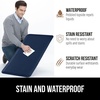 image:imageGORILLA GRIP Cushioned Antifatigue Kitchen Mat for Floor 24x17 BlackDark Blue