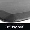 image:imageGORILLA GRIP Cushioned Antifatigue Kitchen Mat for Floor 24x17 BlackGrey