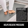 image:imageGORILLA GRIP Cushioned Antifatigue Kitchen Mat for Floor 24x17 BlackGrey