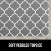image:imageGORILLA GRIP Cushioned Antifatigue Kitchen Mat for Floor 24x17 BlackGreyWhite
