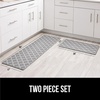 image:imageGORILLA GRIP Cushioned Antifatigue Kitchen Mat for Floor 24x17 BlackGreyWhite