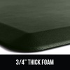 image:imageGORILLA GRIP Cushioned Antifatigue Kitchen Mat for Floor 24x17 BlackHunter