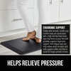 image:imageGORILLA GRIP Cushioned Antifatigue Kitchen Mat for Floor 24x17 BlackOnyx