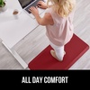 image:imageGORILLA GRIP Cushioned Antifatigue Kitchen Mat for Floor 24x17 BlackRed