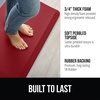image:imageGORILLA GRIP Cushioned Antifatigue Kitchen Mat for Floor 24x17 BlackRed
