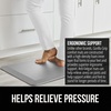 image:imageGORILLA GRIP Cushioned Antifatigue Kitchen Mat for Floor 24x17 BlackSilver