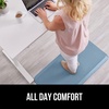 image:imageGORILLA GRIP Cushioned Antifatigue Kitchen Mat for Floor 24x17 BlackSky Blue