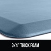 image:imageGORILLA GRIP Cushioned Antifatigue Kitchen Mat for Floor 24x17 BlackSky Blue