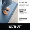 image:imageGORILLA GRIP Cushioned Antifatigue Kitchen Mat for Floor 24x17 BlackSky Blue