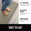 image:imageGORILLA GRIP Cushioned Antifatigue Kitchen Mat for Floor 24x17 BlackTaupe