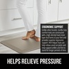 image:imageGORILLA GRIP Cushioned Antifatigue Kitchen Mat for Floor 24x17 BlackToffee