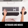 image:imageGORILLA GRIP Memory Foam Wrist Rest for Computer Keyboard 2 Piece BlackBlack