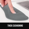 image:imageGORILLA GRIP Memory Foam Wrist Rest for Computer Keyboard 2 Piece BlackGray