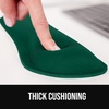 image:imageGORILLA GRIP Memory Foam Wrist Rest for Computer Keyboard 2 Piece BlackHunter Green
