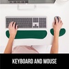 image:imageGORILLA GRIP Memory Foam Wrist Rest for Computer Keyboard 2 Piece BlackHunter Green