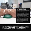 image:imageGORILLA GRIP Memory Foam Wrist Rest for Computer Keyboard 2 Piece BlackHunter Green