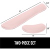 image:imageGORILLA GRIP Memory Foam Wrist Rest for Computer Keyboard 2 Piece BlackLight Pink