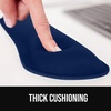 image:imageGORILLA GRIP Memory Foam Wrist Rest for Computer Keyboard 2 Piece BlackNavy Blue