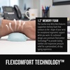 image:imageGORILLA GRIP Memory Foam Wrist Rest for Computer Keyboard 2 Piece BlackSky Blue