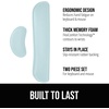 image:imageGORILLA GRIP Memory Foam Wrist Rest for Computer Keyboard 2 Piece BlackSky Blue