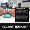 image:imageGORILLA GRIP Memory Foam Wrist Rest for Computer Keyboard 2 Piece BlackTurquoise
