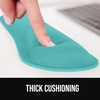 image:imageGORILLA GRIP Memory Foam Wrist Rest for Computer Keyboard 2 Piece BlackTurquoise