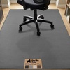 image:imageGORILLA GRIP Office Chair Mat for Hard Floors Under Desk Rug 45x28 BlackGrey