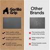 image:imageGORILLA GRIP Office Chair Mat for Hard Floors Under Desk Rug 45x28 BlackGrey