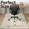 image:imageGORILLA GRIP Office Chair Mat for Hard Floors Under Desk Rug 45x28 BlackTaupe