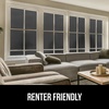 image:imageGorilla Guard Window Privacy Film Two Way Sun Blocking 175x787 FrostedBlack