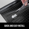 image:imageGorilla Guard Window Privacy Film Two Way Sun Blocking 175x787 FrostedBlack