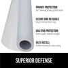 image:imageGorilla Guard Window Privacy Film Two Way Sun Blocking 175x787 FrostedFrosted