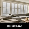 image:imageGorilla Guard Window Privacy Film Two Way Sun Blocking 175x787 FrostedWhite
