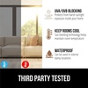 image:imageGorilla Guard Window Privacy Film Two Way Sun Blocking 175x787 FrostedWhite