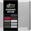 image:imageGORILLA GRIP Cushioned Antifatigue Kitchen Mat for Floor 24x17 BlackLight Gray