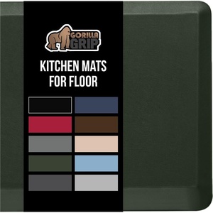 image:imageGORILLA GRIP Cushioned Antifatigue Kitchen Mat for Floor 24x17 BlackHunter