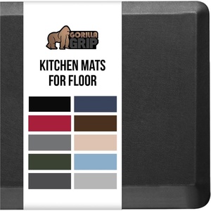 image:imageGORILLA GRIP Cushioned Antifatigue Kitchen Mat for Floor 24x17 BlackOnyx