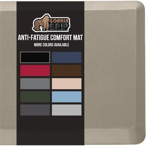 image:imageGORILLA GRIP Cushioned Antifatigue Kitchen Mat for Floor 24x17 BlackToffee