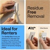 image:imageGORILLA GRIP Adhesive Wall Hooks for Hanging No Tools Required 5 PackWhite