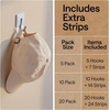 image:imageGORILLA GRIP Adhesive Wall Hooks for Hanging No Tools Required 5 PackWhite
