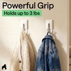 image:imageGORILLA GRIP Adhesive Wall Hooks for Hanging No Tools Required 5 PackWhite