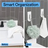 image:imageGORILLA GRIP Adhesive Wall Hooks for Hanging No Tools Required 5 PackWhite