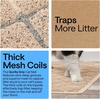 image:imageGORILLA GRIP Cat Litter Box Mat Coiled Mesh Trapping Mats 24x17 GrayBeige