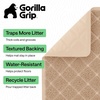 image:imageGORILLA GRIP Cat Litter Box Mat Coiled Mesh Trapping Mats 24x17 GrayBeige